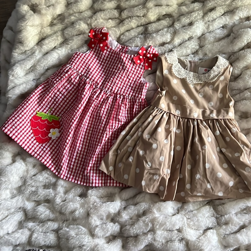 Jason Wu infant dress 12 months/. Summer strawberry dress 12 months